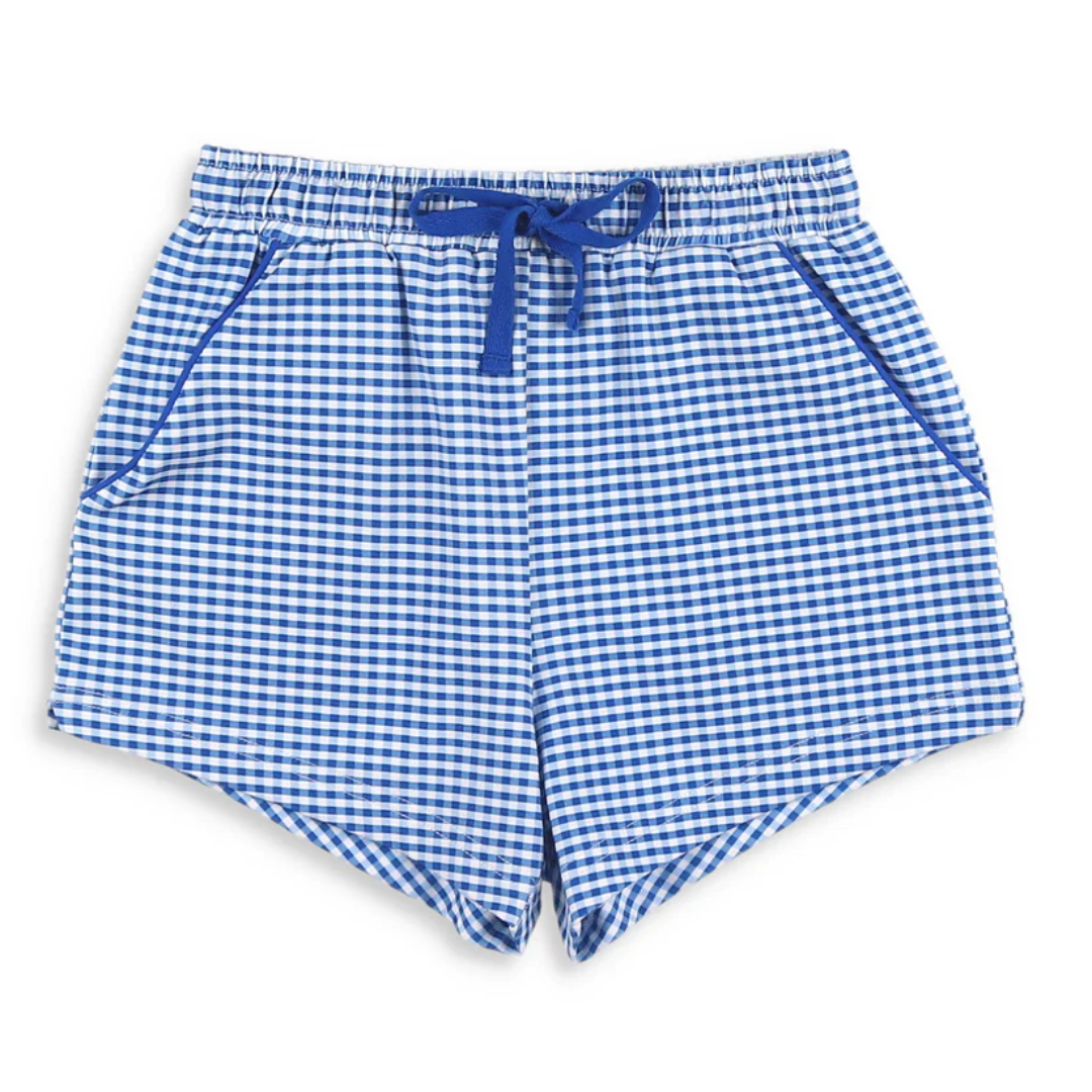 Sims Shortall - Blue Minigingham