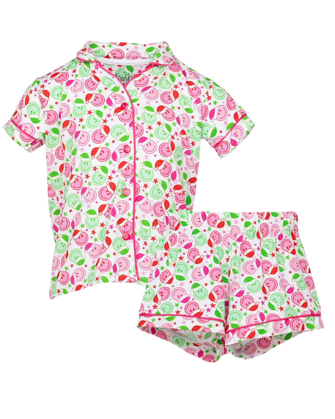 Christmas Smiley Pajama Set