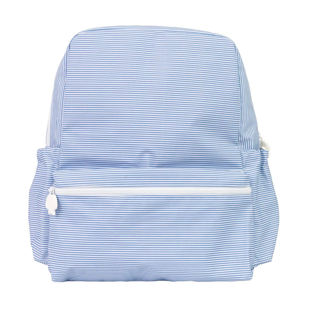 Navy Mini Stripe Backpack