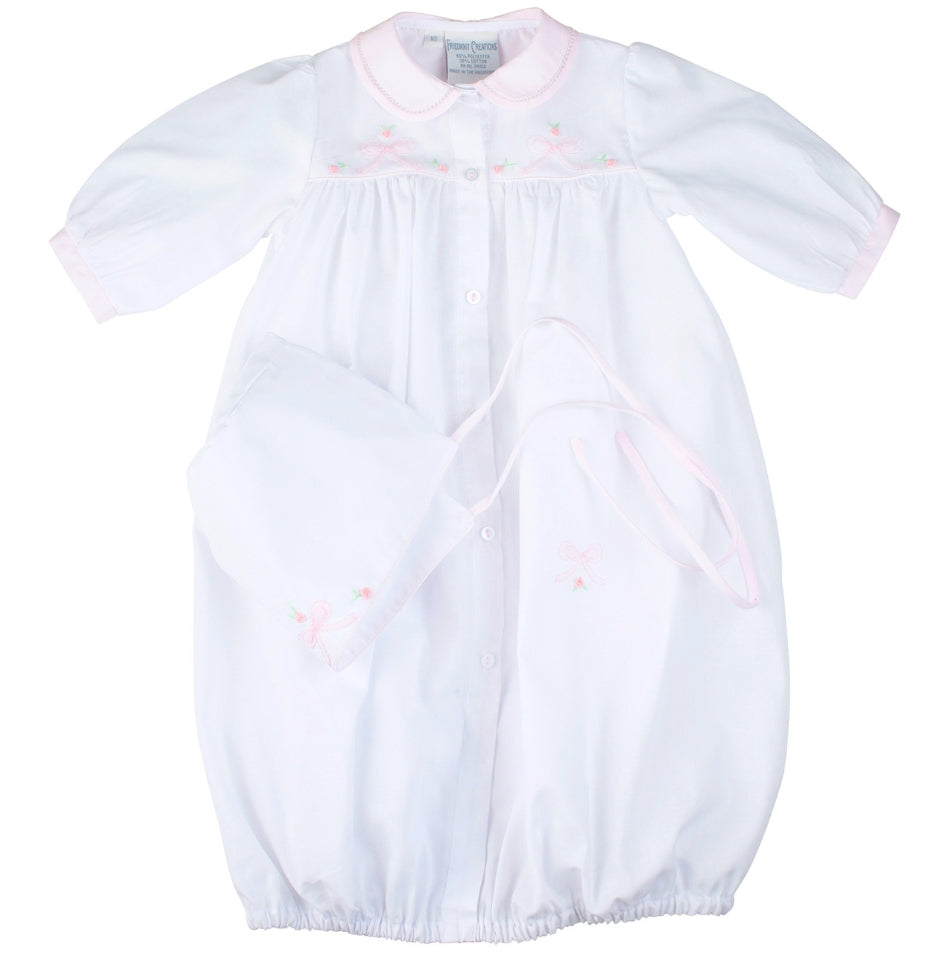Baby Girls Take me home Set with Bonnet, Blanket & Booties