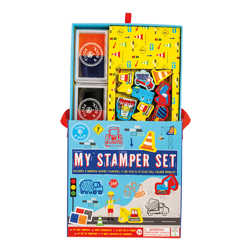 Floss & Rock Stamper Set - Construction 3yrs+ main image 0