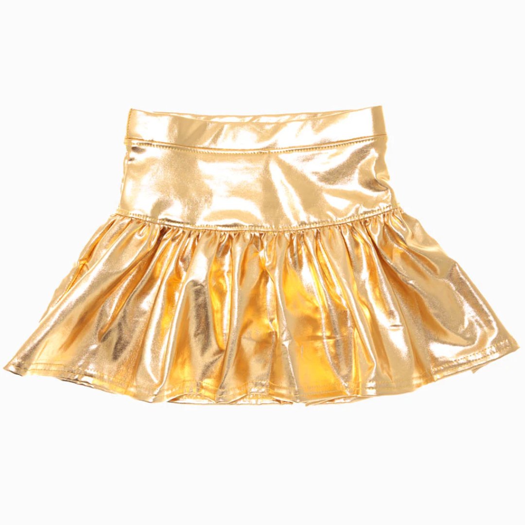 Green Metallic Skort main image 0