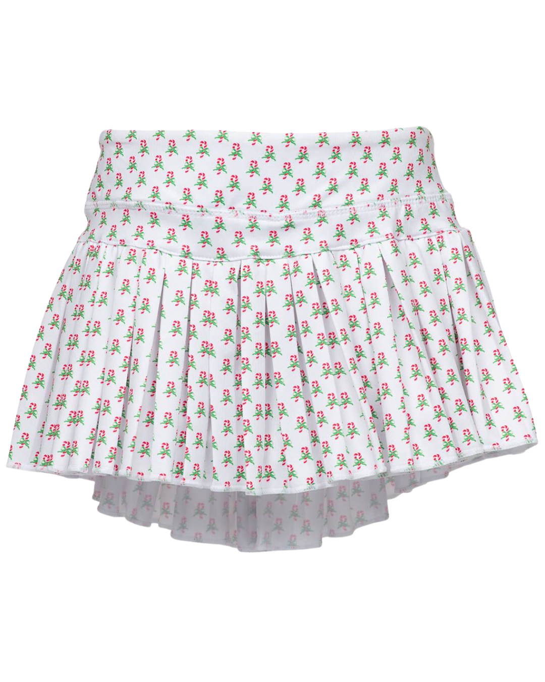 Candy Cane Mini Pleated Skort