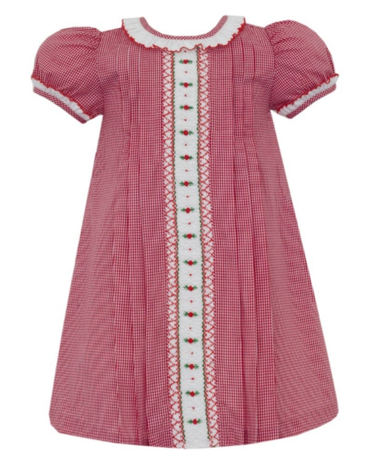 Sophie Red Gingham Dress