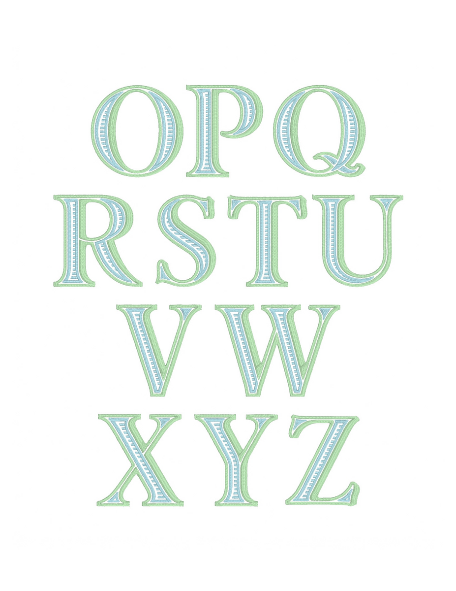 Ryan Ribbed Monogram – GG's Children's Boutique
