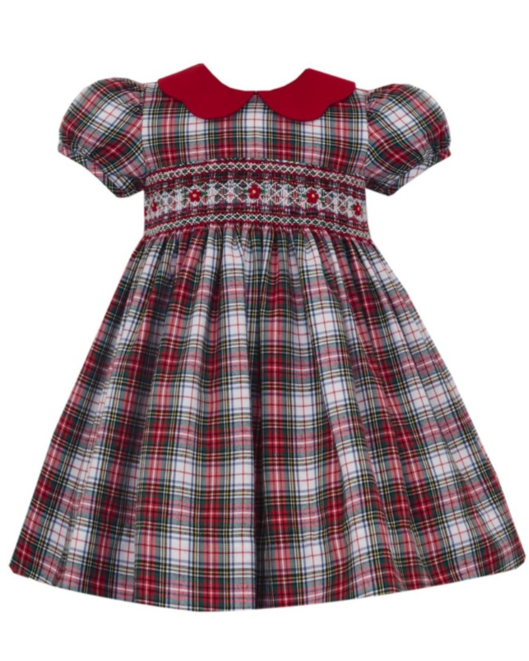 Caroline Red & White Plaid Float Dress
