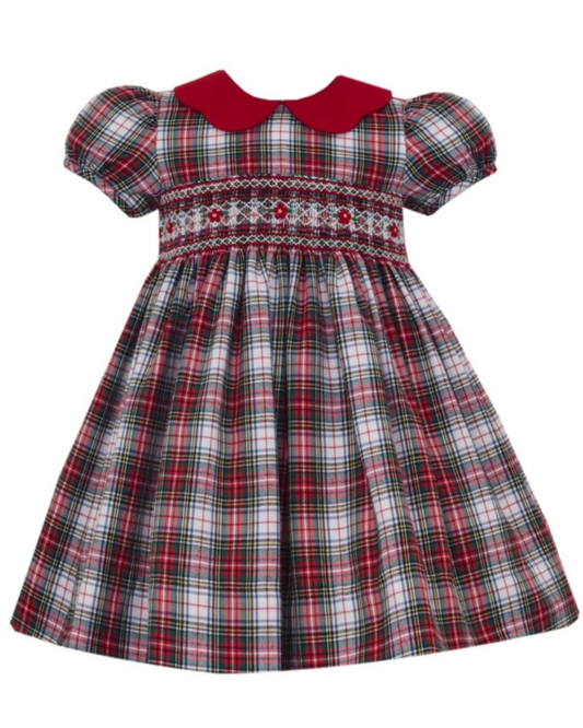 Caroline Red & White Plaid Float Dress