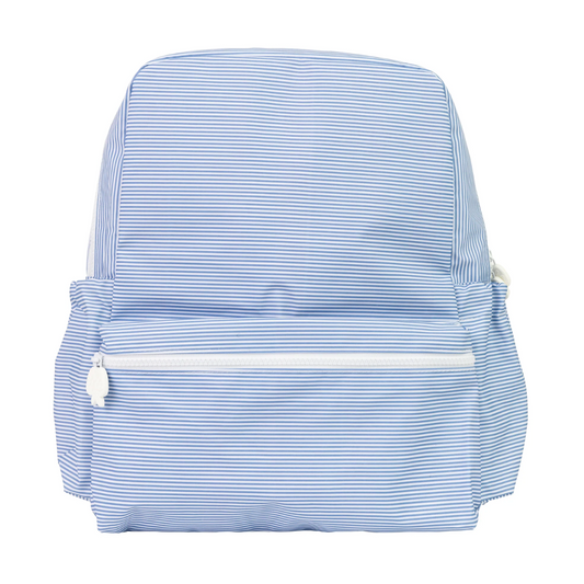 Navy Mini Stripe Backpack