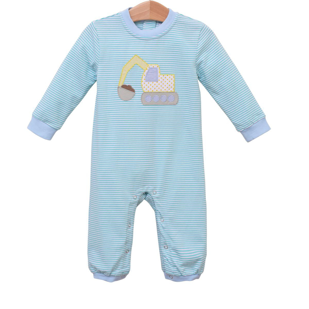 Trotter Street Kids Baby Boys Golf Caddy Club Print Polo Romper