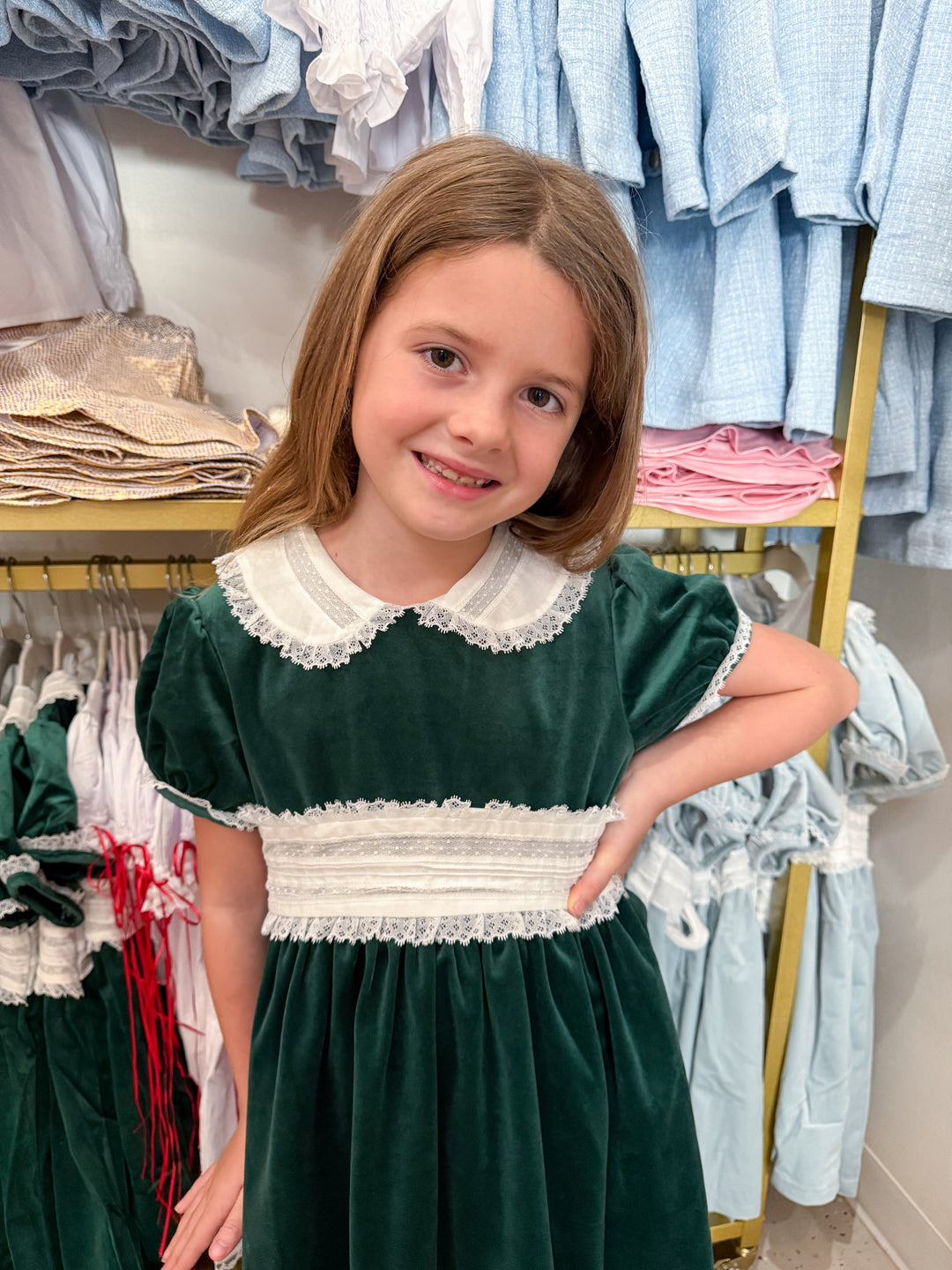 green emerald velvet dress Amazon.com: ODIZLI Green Christmas Dresses for Girls Long Sleeve Velvet  Dress Toddler Girl Tutu 3D Flower Mesh Dress Kids Fall Winter Fancy Party  Twirl Dress Vestidos Elegantes para Nias Xmas Green 5-6