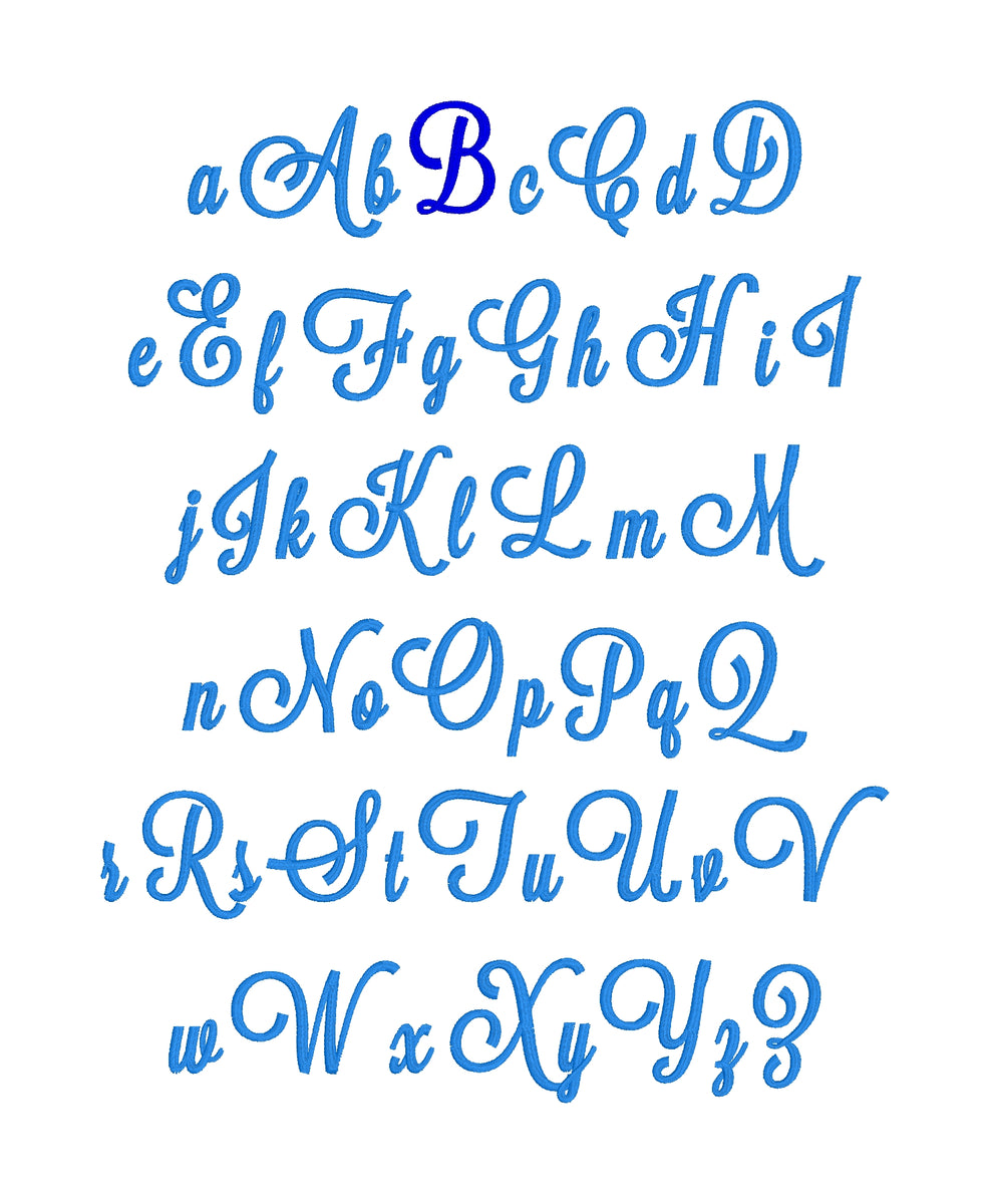 Mae Name Script Mae Bold Script – GG's Children's Boutique