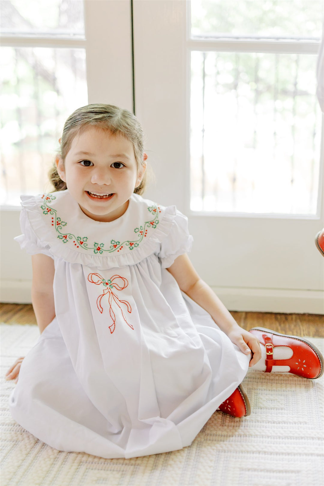 Christmas Garland Dress – GG's Children's Boutique