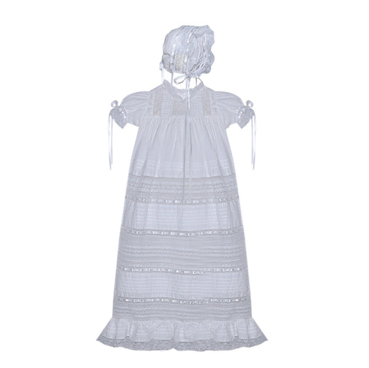 Taylor Christening Gown - White