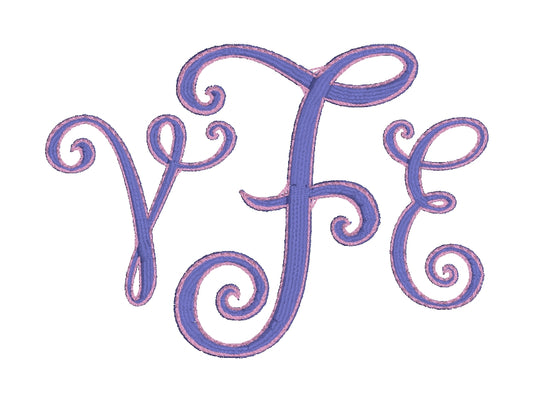 Swirly Initials
