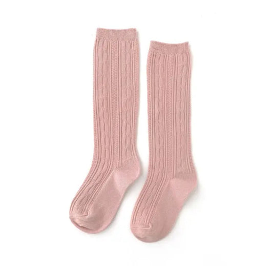Blush Knee High Socks - GG's Children's Boutique