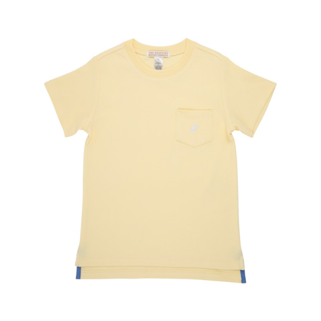 Carter Crewneck Sarasota Sky Stripe/Worth Ave White | Beaufort Bonnet