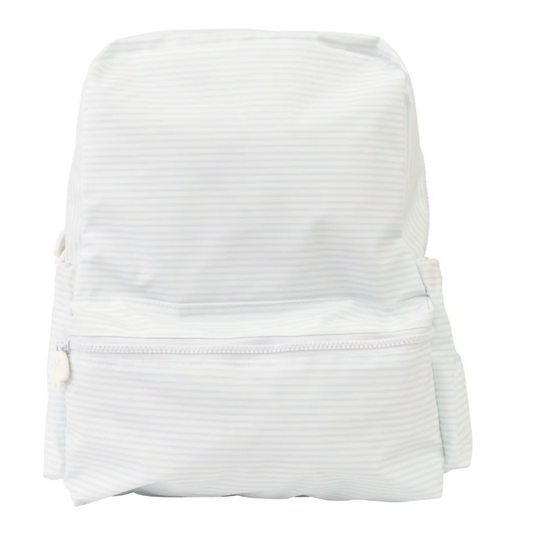 Light Blue Stripe Backpack