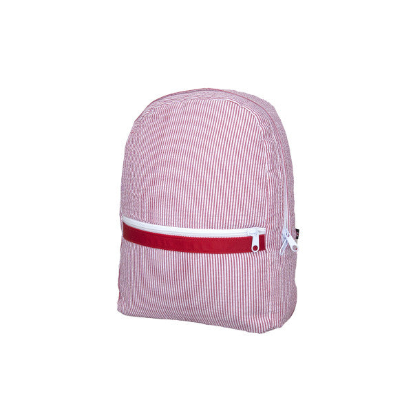 Red Seersucker Small Backpack – GG's Children's Boutique
