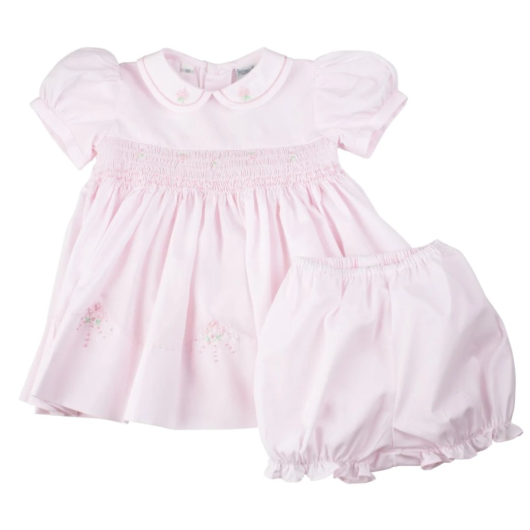 Kissy Kissy Toddler Girls Pumpkin Patch Floral Smocked Dress main image 0