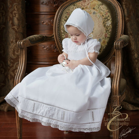 Girls Pearl Embroidery Special Occasion Gown Set - GG's Children's Boutique