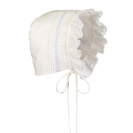 Girls Vintage Ivory Bonnet - GG's Children's Boutique