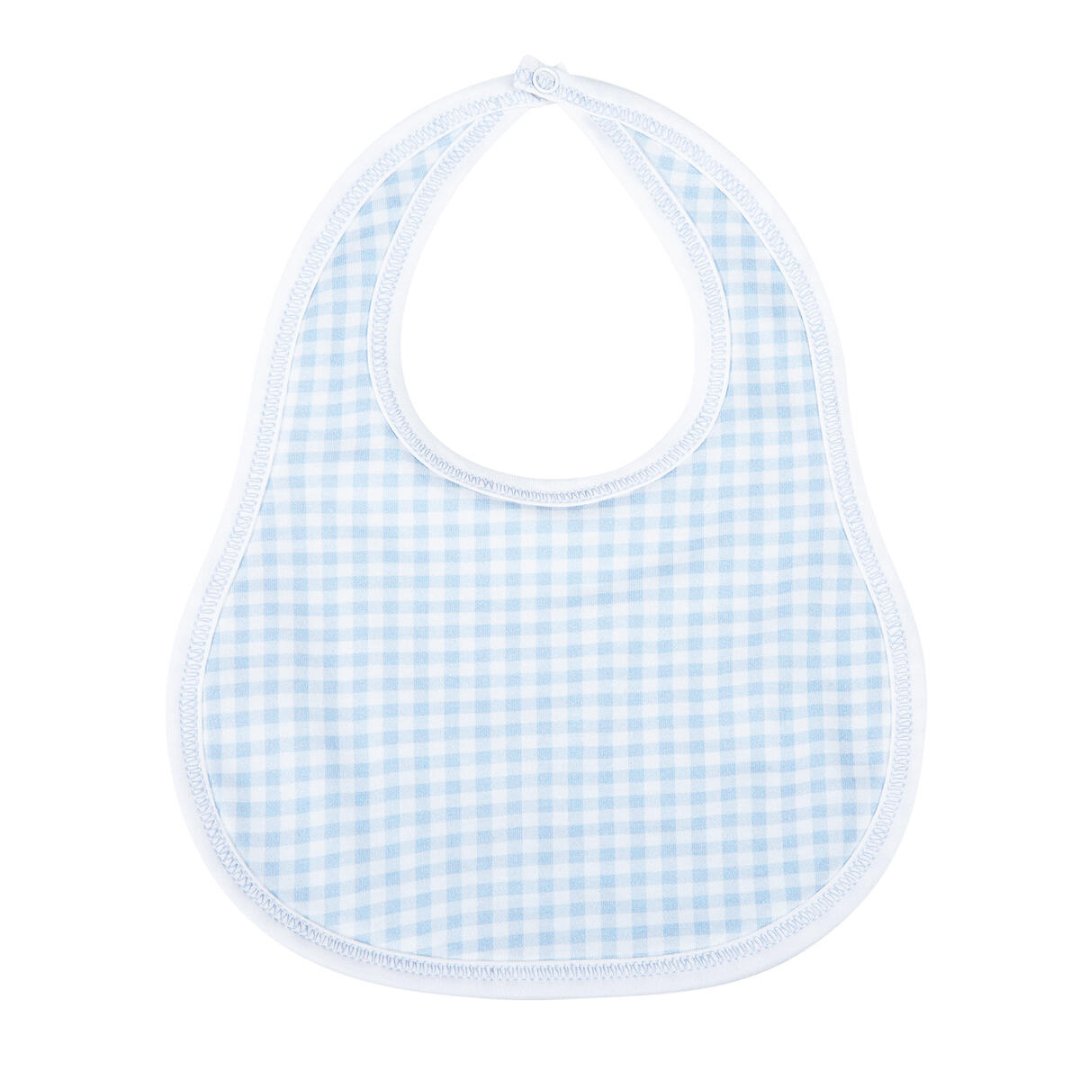 Mini Checks Bib - Light Blue – GG's Children's Boutique