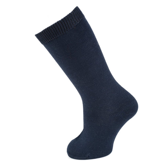 Navy Knee High Cotton Polyamide Socks - GG's Children's Boutique