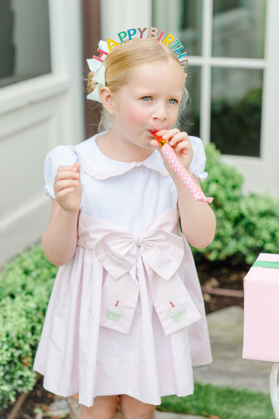 Pink Cupcake Sash Birthday Dress – GG's Children's Boutique