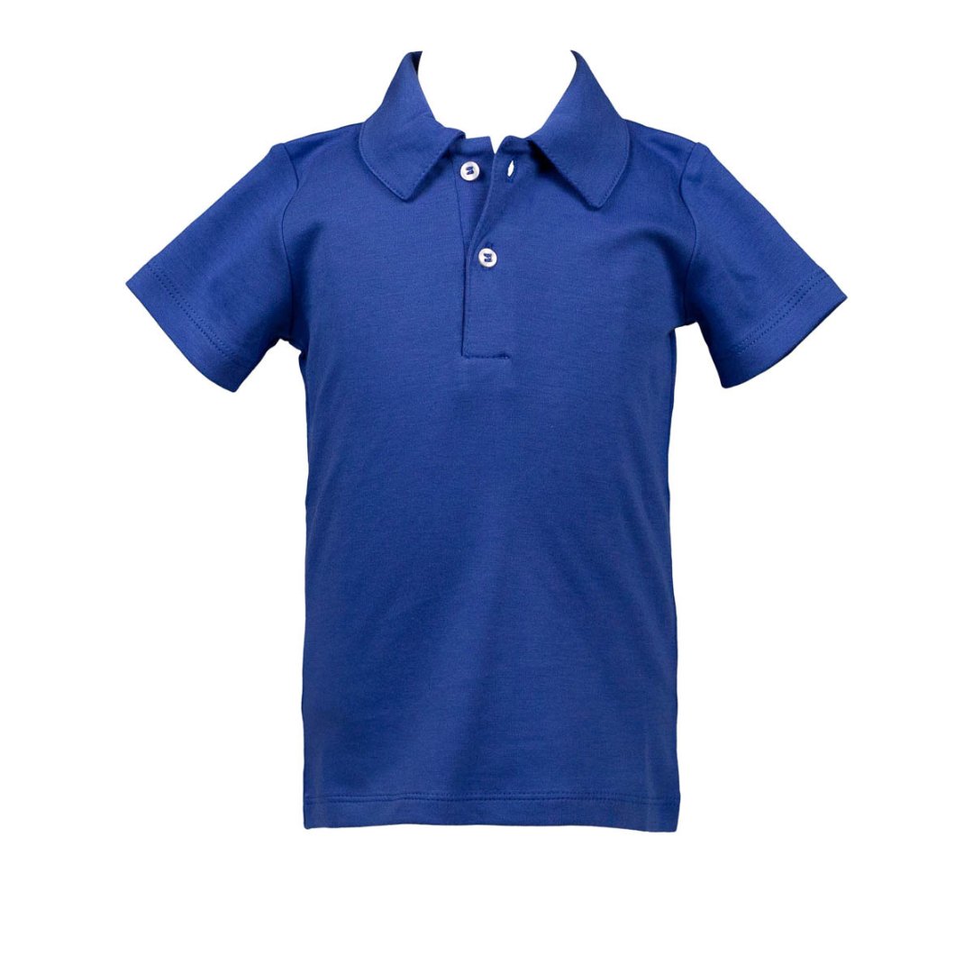 COMMAS Blue Short Sleeve Polo