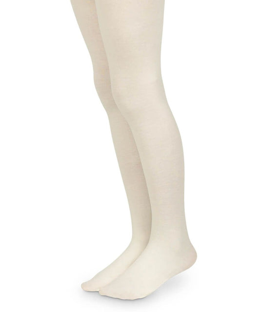 Smooth Microfiber Tights - Ivory - GG's Children's Boutique