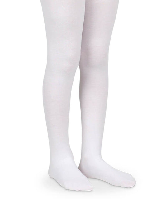 Smooth Microfiber Tights - White - GG's Children's Boutique