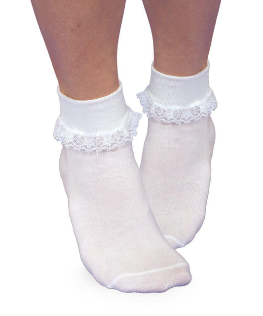 Smooth Toe Simplicity Lace Socks - GG's Children's Boutique