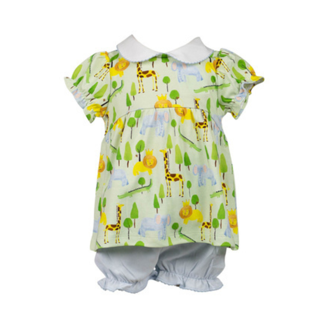 Proper Peony Short Cakes Bloomer Set