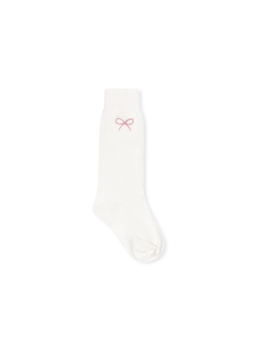 Kelsey Knee High Sock - Bow