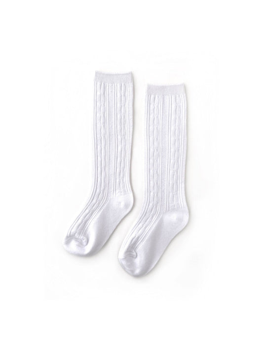 White Knee High Socks - GG's Children's Boutique